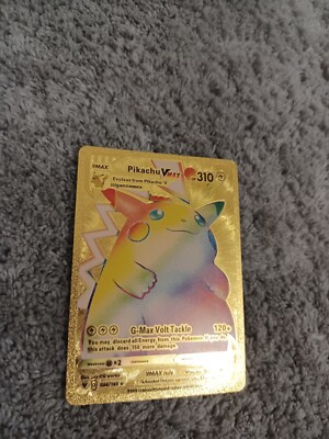 PikachuVmax 044/185 Gold pre owned 
