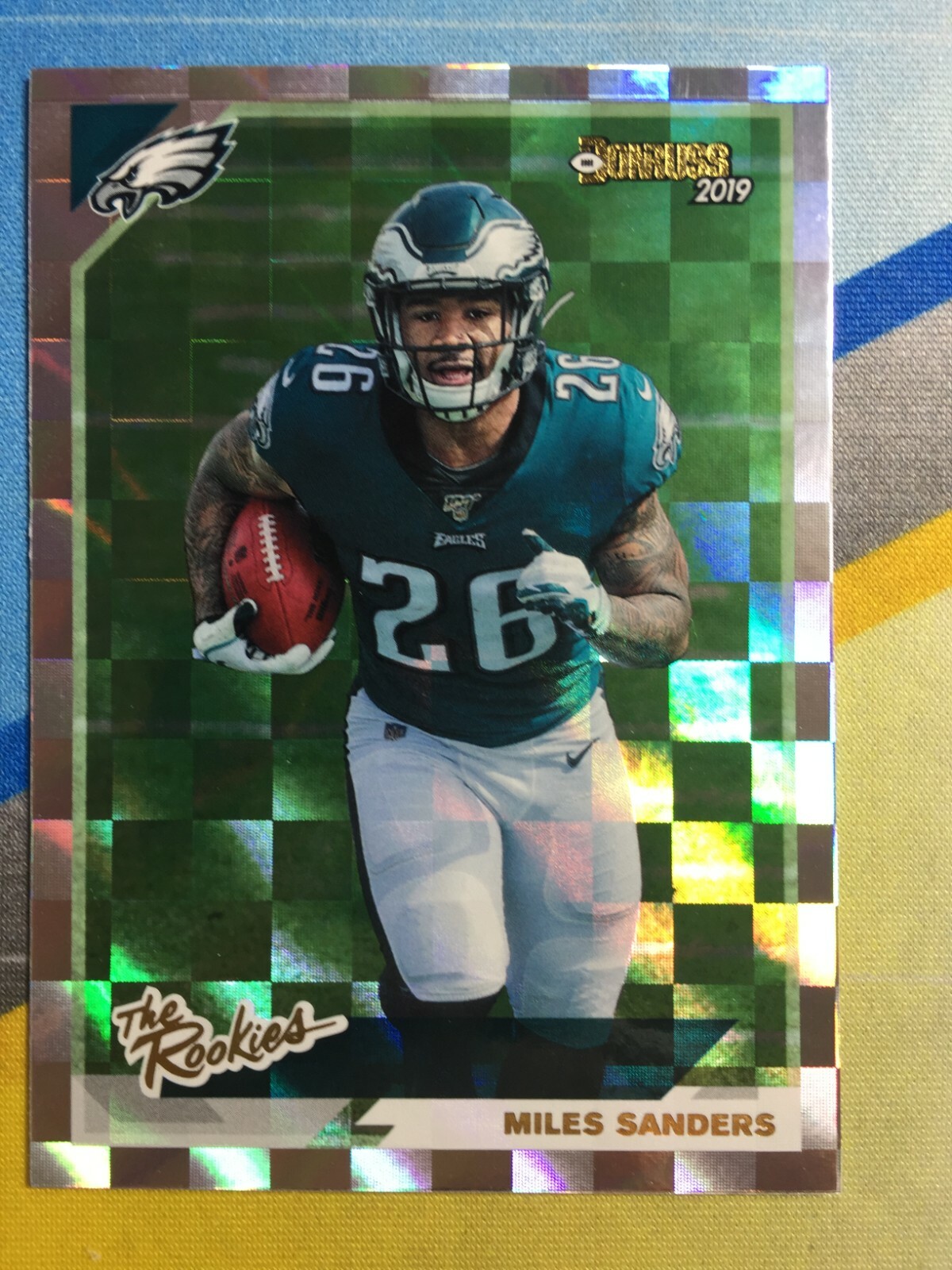 2019 Panini Donruss Football MILES SANDERS Eagles The Rookies Insert
