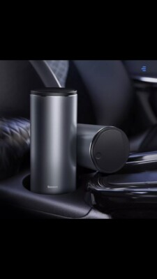 Baseus Alloy Car Trash Can Auto Organizer Storage Bag Car Garbage Bin Ashtray Du