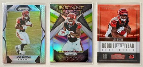 2017 Prizm Joe Mixon, Josh Malone, John Ross Bengals Rookie Football Cards Lot - Picture 2 of 4