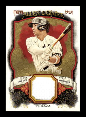 2024 Topps Allen & Ginter #AGR-OPE Oswald Peraza A&G Relics Full Size A
