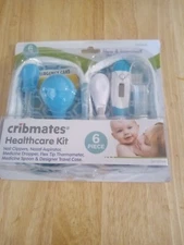  Cribmates Blue  6-Piece Baby Healthcare Kit New