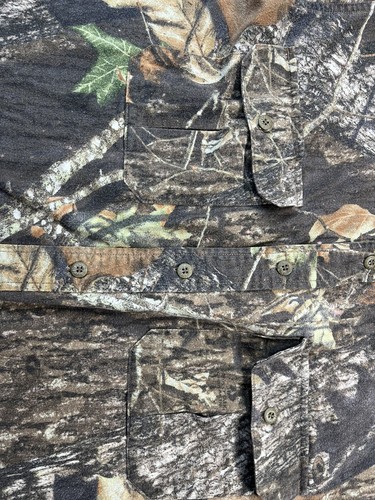 Fieldstaff Camouflage Long Sleeve Button Down Shirt Mens Med - Picture 4 of 10
