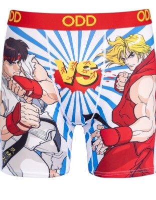 ODD SOX Ryu Vs Ken Street Fighter Boxer Briefs XXL