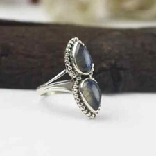 Labradorite Ring, 925 Sterling Silver Ring, Handmade Silver Ring, Gift For Her