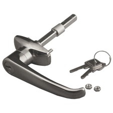 GARADOR CAR BOOT type Lever Handle CHROME LOCK Westland Engineers GARAGE DOOR