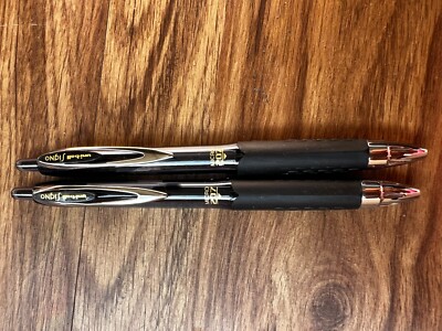 Pens  Signo 207 Gel Pen 2 pen , 0.38mm Ultra Micro Black Pens, Gel Ink