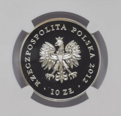 ポーランド 2012 プルーフ10 Zloty 銀貨 NGC PF68UC 【公式通販】