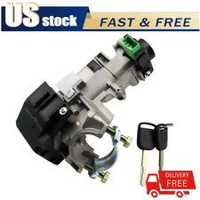 Ignition Switch Cylinder Assembly Kit w/ID48 Chip Key For 2003-2007 Honda Accord
