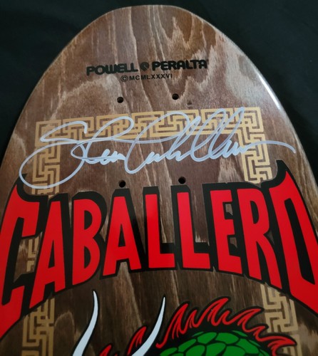 Deck skate deck autografo firmato Steve Caballero Powell Peralta - Foto 2 di 13