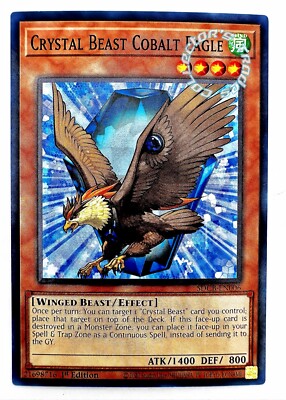 ''Crystal Beast Cobalt Eagle'' SDCB-EN006(C)Yu-Gi-Oh! Legend of the Crystal Beasts