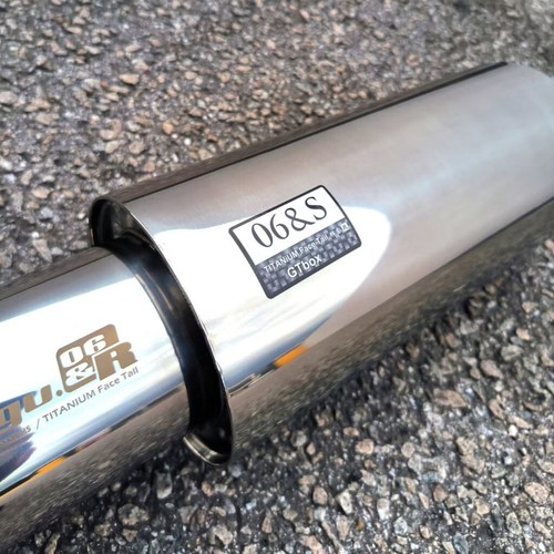 Universal Regu 06&R Exhaust MUFFLER Body Length 11 Inlet 2.5 Outlet 3.5'' SS304 - Foto 5 di 10