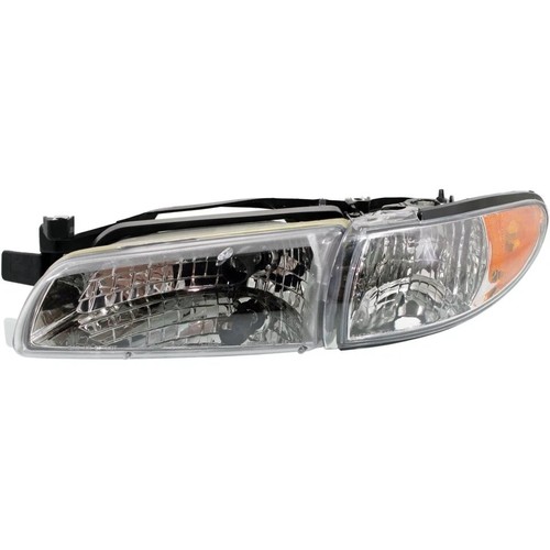 Headlight Housing Assembly With bulb Left & Right For 1997-03 Pontiac Grand Prix - Picture 4 of 13