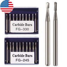 Dental Carbide Burs Tungsten Steel Bur FG 330 FG 245 for High Speed Handpiece