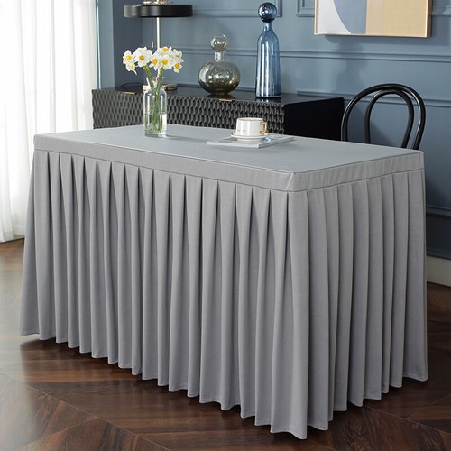 1X Conference Tablecloths Table Skirt Cover Party Rectangular Table Cloth Skirt - Picture 23 of 31