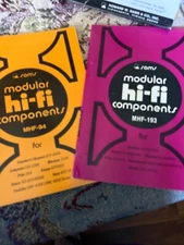 SAMS Photofact ™ MODULAR HI FI Series MHF-84 And MHF-193 Concord Fisher