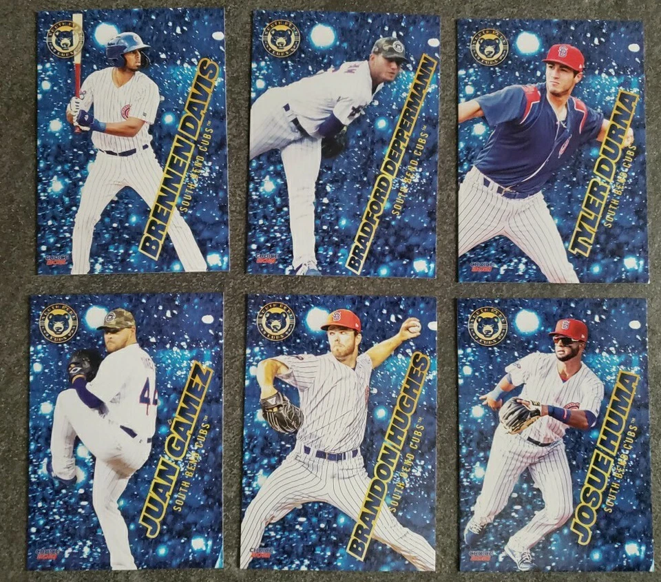 2021 South Bend Cubs SINGLE CARDS from Team Card Set - CHOOSE YOUR PLAYER - Image 2 of 4