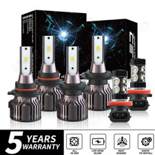 For Mazda 6 2011 2012 2013 Led Headlight High Low Beam Fog Lights Bulb Combo Kit