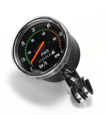 Vintage Style Bicycle Bike Speedometer Analog Mechanical Odometer With Hardware
