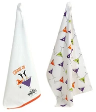 Set of 2 Martini Witches Tea Towels Boston International Brand New Free Shipping