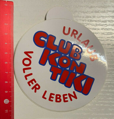 Aufkleber/Sticker: Club Kon Tiki (01041653)
