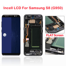 Incell Flat LCD Display Touch Screen Digitizer For Samsung Galaxy S8 Replacement