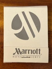 Marriott Hotels Resorts Full Matchbook Atlas/Diamond 20 Strike Reservations Vtg