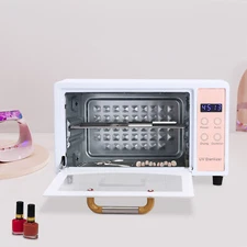 Multi-Functional Tabletop Nail Tool Sterilizer Drying Box Nail Cleaner Box 160W