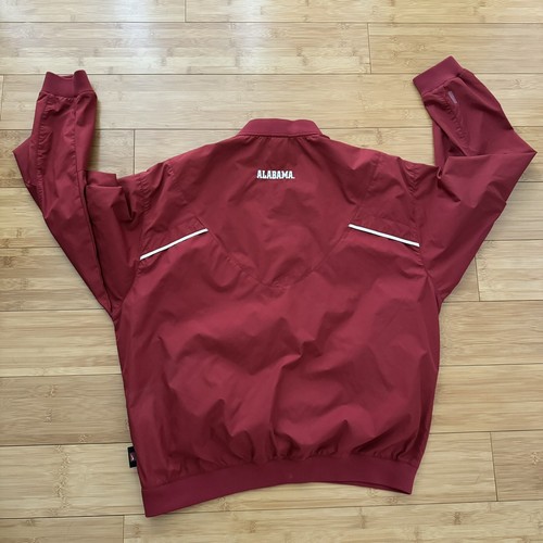 VTG Nike Alabama Crimson Tide 1/4 Zip Pullover Center Swoosh Stitched Mens Large - Picture 5 of 7