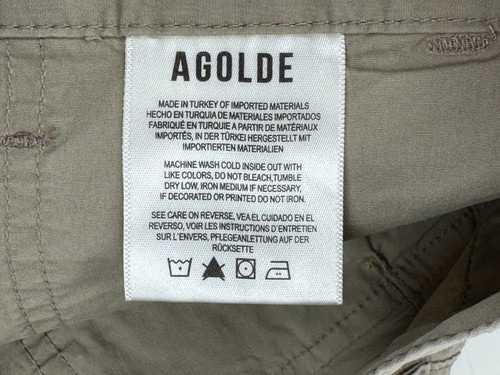 AGOLDE Daria Pants Utility Women 29 EUC Stretch Cotton Cargo Pockets Lightweight - Picture 7 of 16