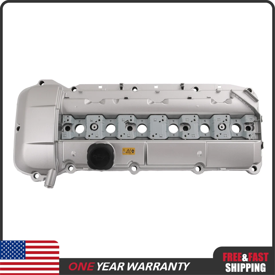 Aluminum Valve Cover For BMW 325i 328i 330i X5 E39 525i 528i E46 1998-2002 Foto 3 de 4