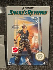 Nintendo NES Game: Snake's Revenge PAL-A CIB AUS MATTEL - FREE POSTAGE