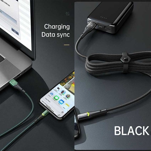 Braided Mcdodo For Type C/iPhone Nylon Unbreakable USB C LED Fast Charging Cable - Picture 5 of 16
