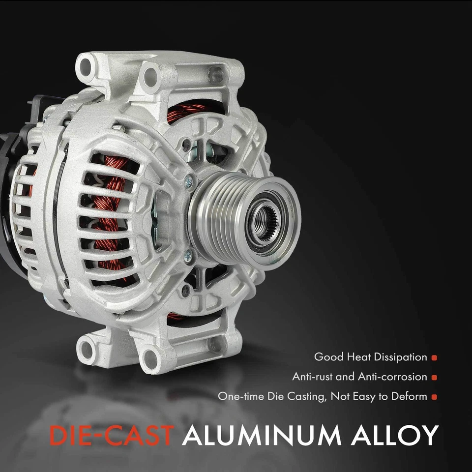 Alternador para Dodge Freightliner Sprinter 2500/3500 150/120 A 12V CW 6 ranuras Foto 4 de 4