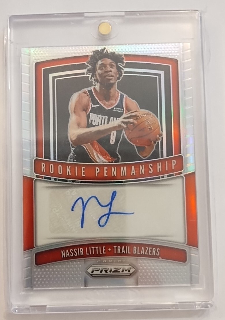 2019-20 Panini Silver Prizm Penmanship Nassir Little RC Rookie AUTO
