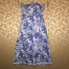 24 HR SALE! Lilly Pulitzer Blue Tiger Lilly Back Tie Sabrina Dress Size 6