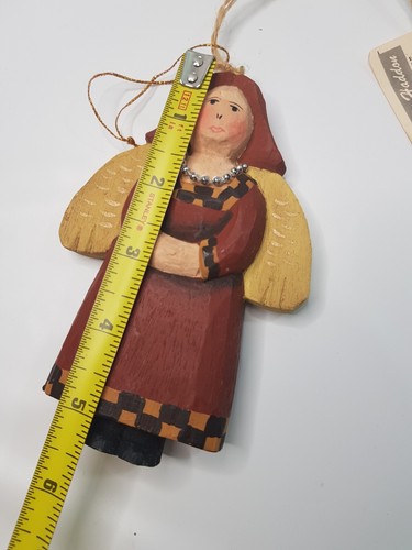 James Haddon Masters Collection Hand Carved Angel Figurine Ornament VTG w/ Tag - Picture 5 of 5