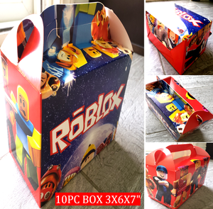Details About Roblox Party Bracelet Box Banner Balloons Cake Toppers Cupcake Decorations Bags - 