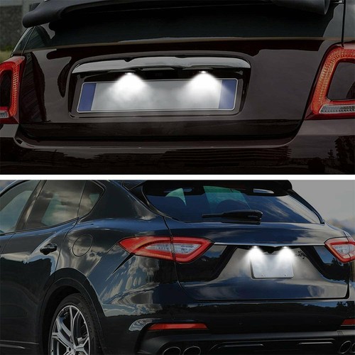 LED License Plate Lights Lamps For 2013-2019 Fiat 500 Maserati Levante "BRIGHT" - Picture 9 of 11