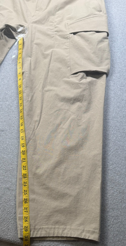 Lululemon Herren Classic Fit Cargo Hose 38 Nylon Khaki LM5B135 - Bild 6 von 8