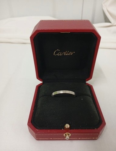 Cartier Sortija modelo Laniére en oro blanco con certificado... talla 28 - Imagen 2 de 6