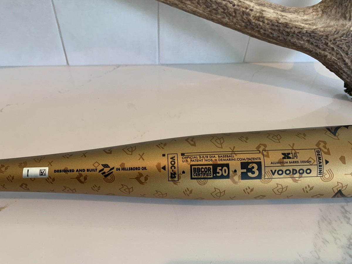 Batte Baseball DeMarini Voodoo One 2023 34 Pouces 31 Onces (-3) BBCOR Neuve