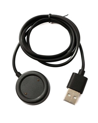 USB 2.0 Cable 39 3/8in Station for Xiaomi Haylou RS3 LS04 Smart Watch, Black
