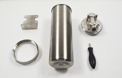 TECHTONGDA 304 Stainless Steel Filter Shell Housing for 10''L Cartridges 1''NPT