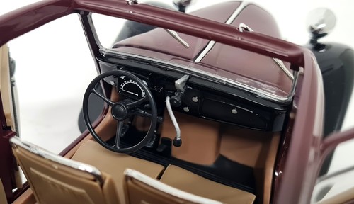 Solido 1/18 Citroen Traction AV 11 Decourvrable 1938 Brown 8180 Scale Model Car - Picture 7 of 10