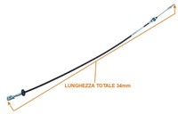 1004381 Schaltzug Microcar MC1 MC2