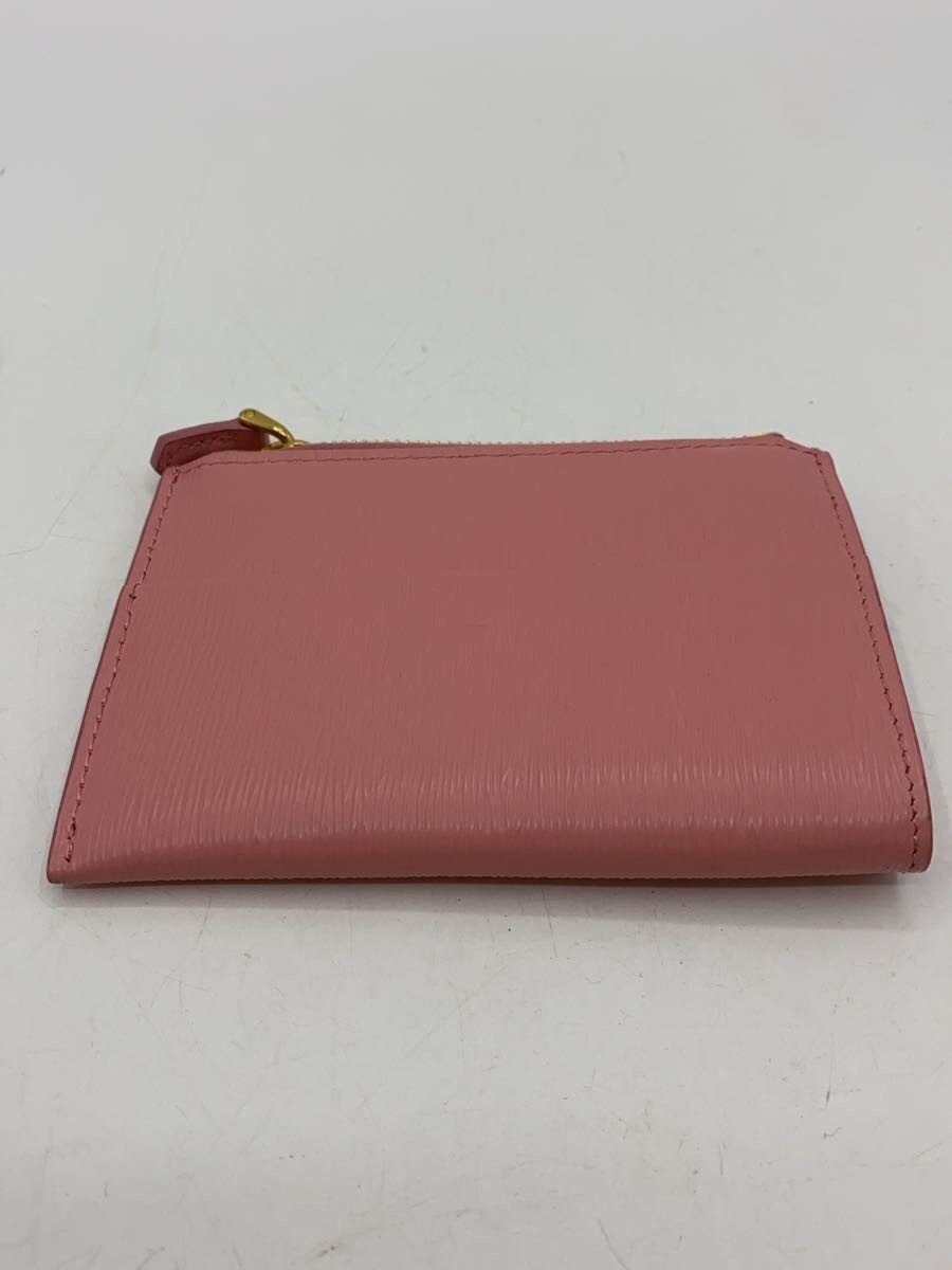 PRADA Women's Leather Card Case, Pink, Solid Color, 1MC026 thumbnail 2