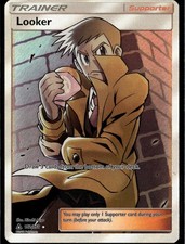 Looker Full Art Ultra Rare SM Ultra Prism 152/156 Supporter Holofoil Pokemon Car on eBay