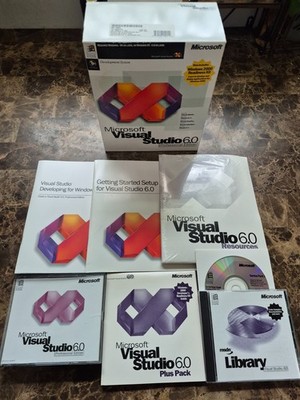 Microsoft Visual Studio 6.0 6 Professional 659-00391 RETAIL Box | eBay