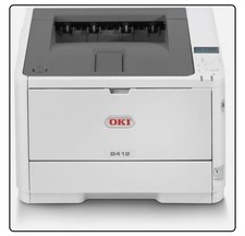 OKI A4 Mono LED Laser Printer 1200 x 1200 dpi 33 ppm B412DN